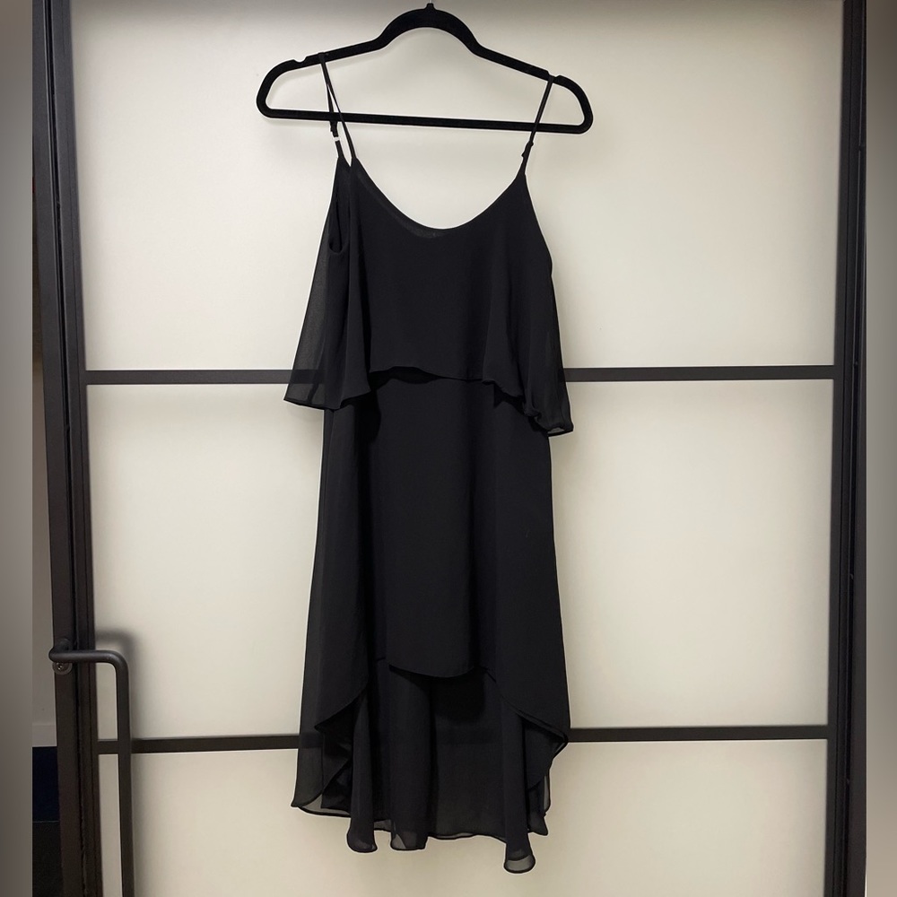 Pinky Otto chiffon black dress size M